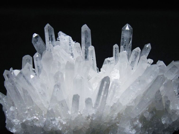 水晶 クラスター 四川省産 水晶 原石 一点物 172-2916