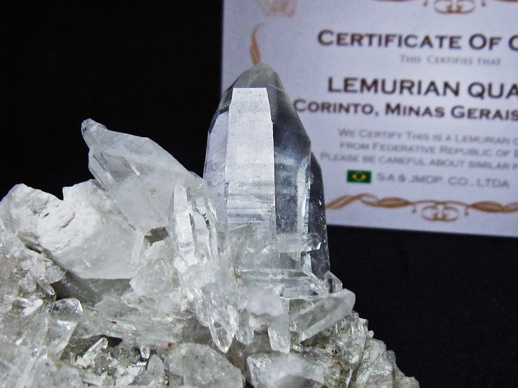 水晶クラスター 原石 ブラジル ミナスジェライス州 コリント産 一点物 レムリアンシード 172-4134