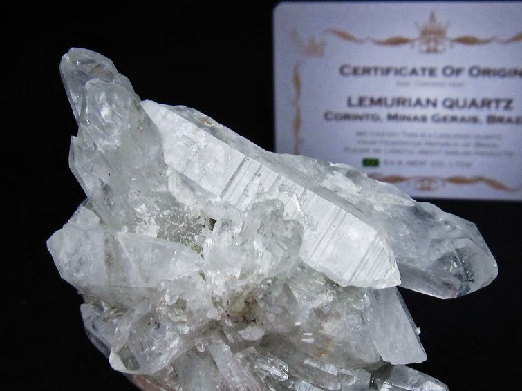 水晶クラスター 原石 ブラジル ミナスジェライス州 コリント産 一点物 レムリアンシード 172-4153