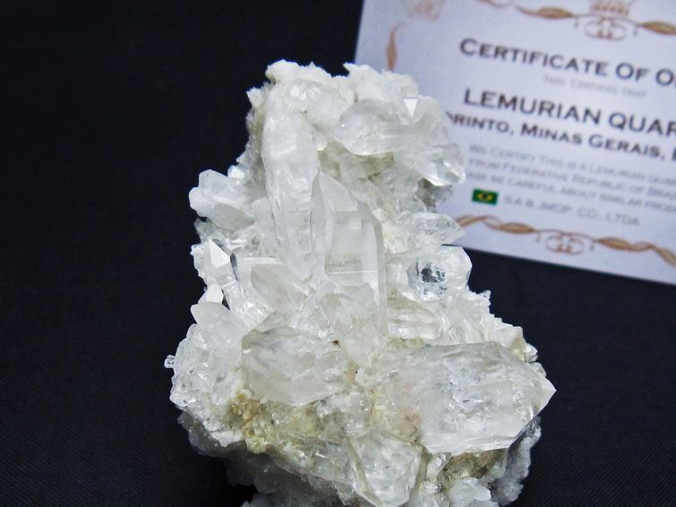 水晶クラスター 原石 ブラジル ミナスジェライス州 コリント産 一点物 レムリアンシード 172-4163
