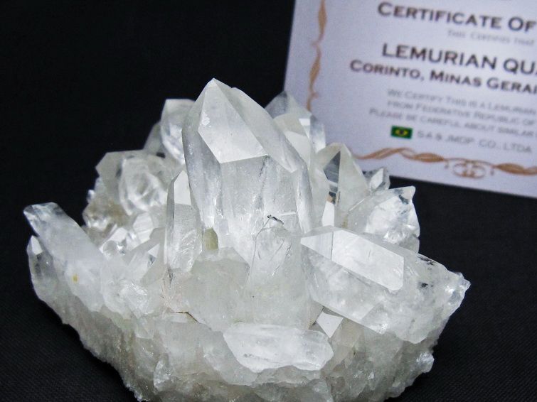 水晶クラスター 原石 ブラジル ミナスジェライス州 コリント産 一点物 レムリアンシード 172-4173