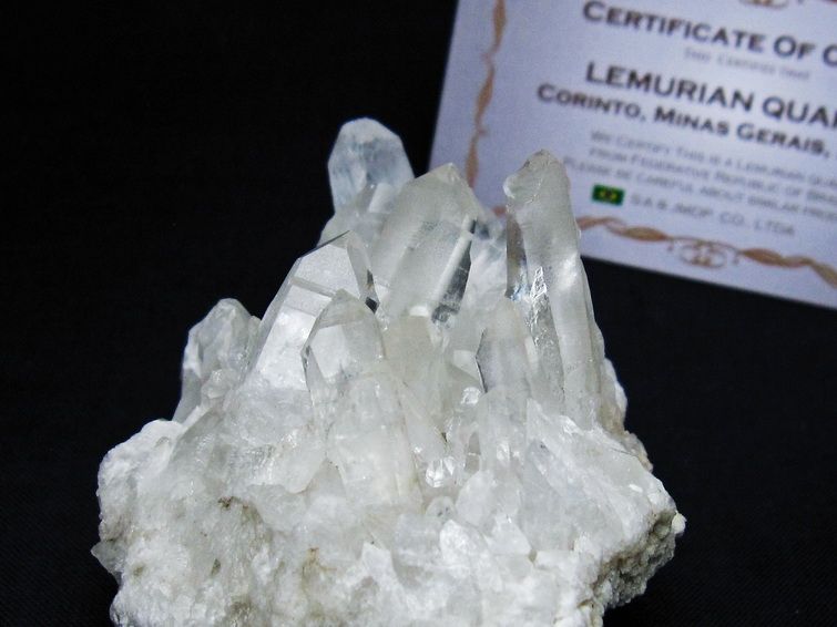 水晶クラスター 原石 ブラジル ミナスジェライス州 コリント産 一点物 レムリアンシード 172-4174