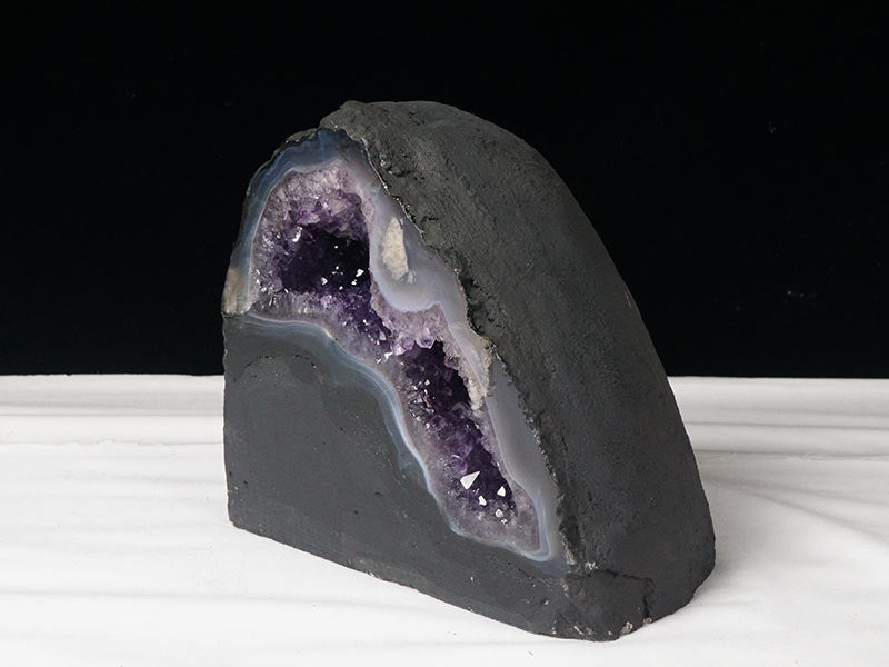 4.4Kg アメジストドーム ブラジル産 原石 置物 アメジスト ドーム amethyst ジオード 一点物 174-1846