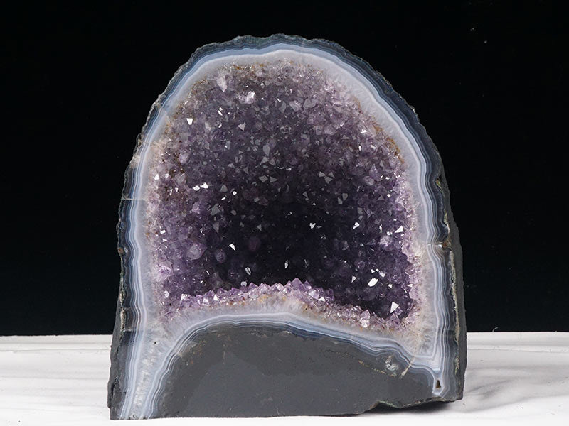 7.9Kg アメジストドーム ブラジル産 原石 置物 アメジスト ドーム amethyst ジオード 一点物 174-1857