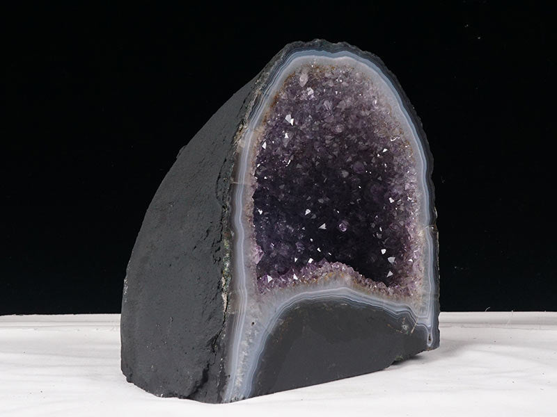 7.9Kg アメジストドーム ブラジル産 原石 置物 アメジスト ドーム amethyst ジオード 一点物 174-1857