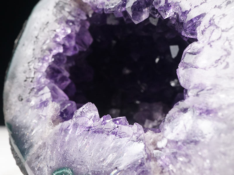 アメジストドーム ウルグアイ産 アメジスト サークルジオード 原石 amethyst 一点物 174-1978