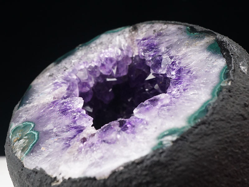 アメジストドーム ウルグアイ産 アメジスト サークルジオード 原石 amethyst 一点物 174-1978