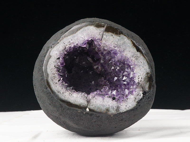 1.8Kg アメジストドーム ウルグアイ産 アメジスト サークルジオード 原石 amethyst 一点物 174-1986
