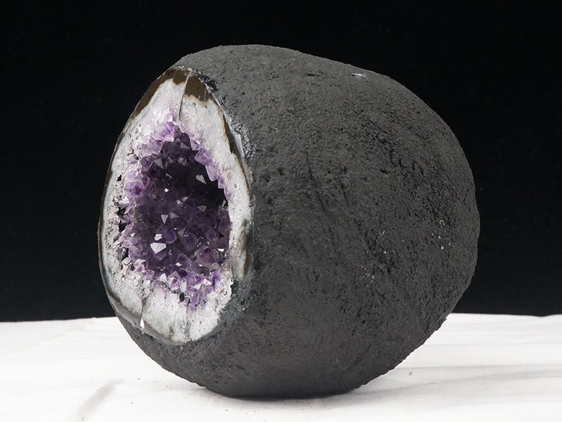 1.8Kg アメジストドーム ウルグアイ産 アメジスト サークルジオード 原石 amethyst 一点物 174-1986