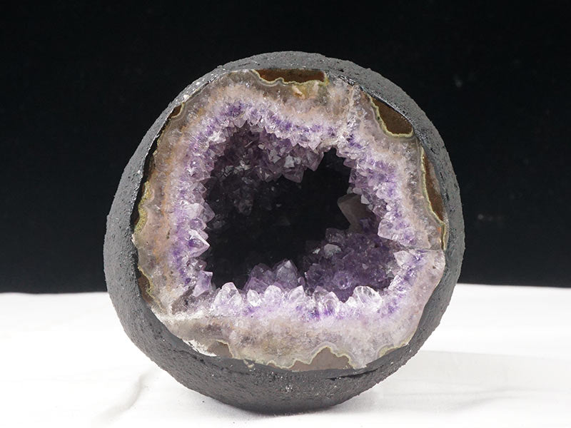 アメジストドーム ウルグアイ産 アメジスト サークルジオード 原石 amethyst 一点物 174-1988