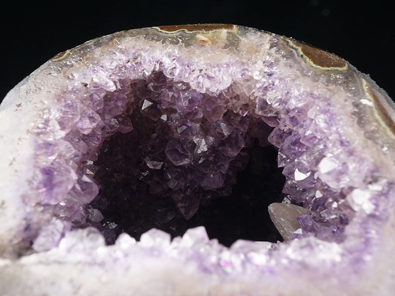 アメジストドーム ウルグアイ産 アメジスト サークルジオード 原石 amethyst 一点物 174-1988