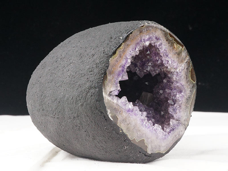 アメジストドーム ウルグアイ産 アメジスト サークルジオード 原石 amethyst 一点物 174-1988