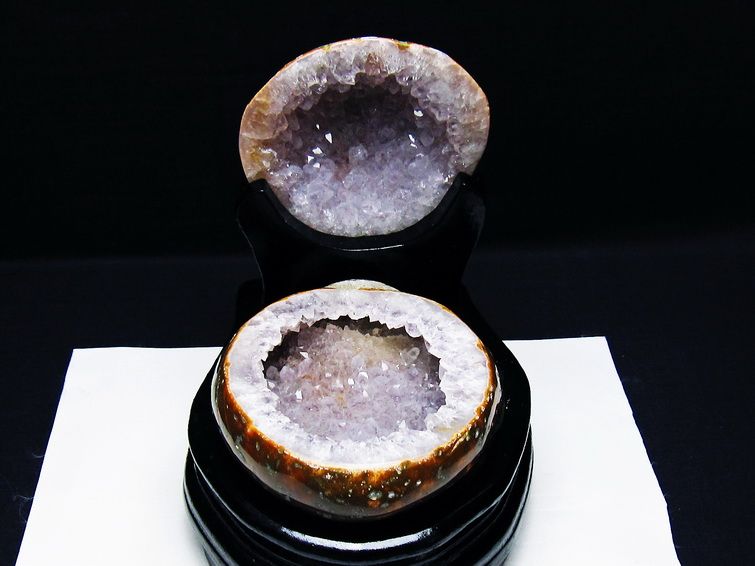 トレジャーメノウ アゲート 台座付属 原石 置物 一点物 175-1407