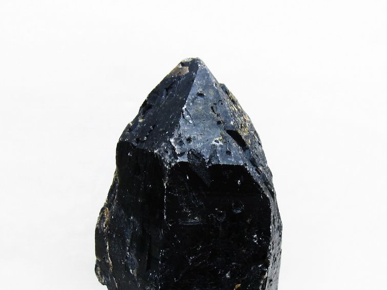 1.1Kg 黒水晶 原石 モリオン 原石 山東省産 台座付属 一点物 181-4518