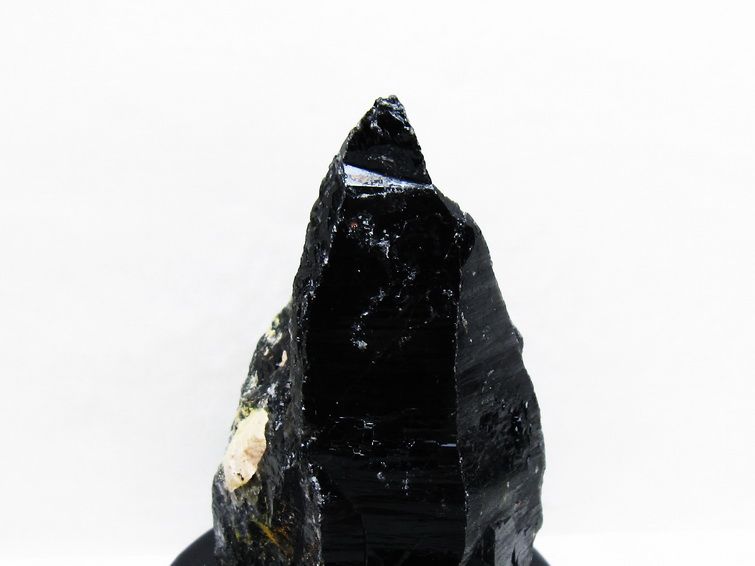 1Kg 黒水晶 原石 モリオン 原石 山東省産 台座付属 一点物 181-4529