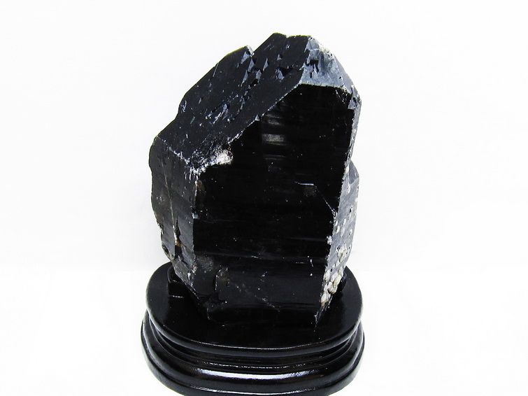 1.7Kg 黒水晶 原石 モリオン 原石 山東省産 台座付属 一点物 181-4536