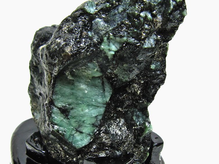 エメラルド 原石 台座付属 一点物 181-4682