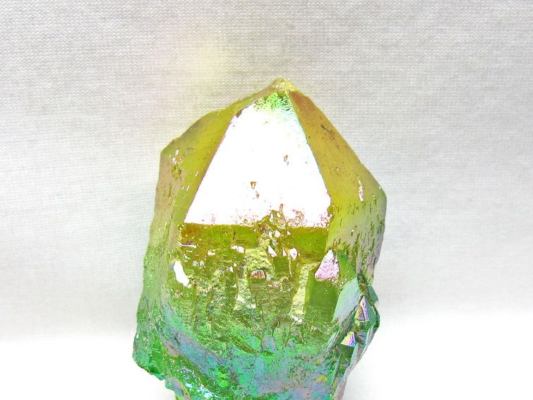 オーラクリスタル 原石 マルチカラー エレスチャル オーラ水晶 一点物 181-4704