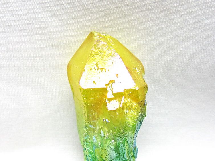 オーラクリスタル 原石 マルチカラー エレスチャル オーラ水晶 一点物 181-4708