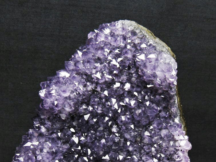 1.2Kg アメジスト クラスター ウルグアイ産 アメジスト 原石 amethyst 台座付属 花型 一点物 182-6481