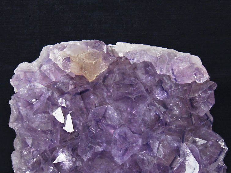 1.5Kg アメジスト クラスター ウルグアイ産 アメジスト 原石 amethyst 台座付属 一点物 182-6996