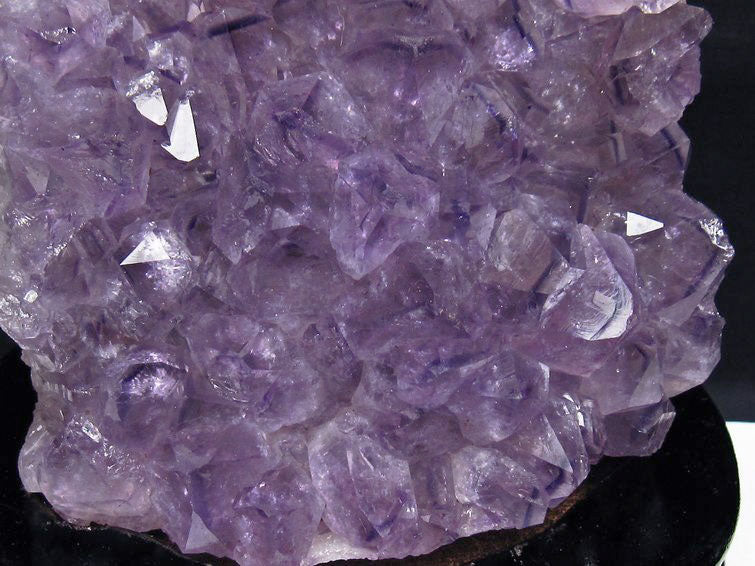 1.5Kg アメジスト クラスター ウルグアイ産 アメジスト 原石 amethyst 台座付属 一点物 182-6996
