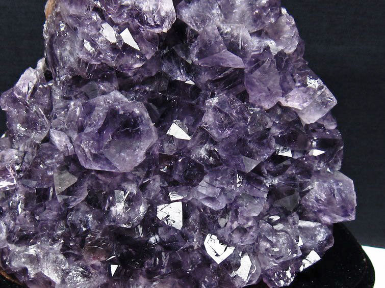 1.1Kg アメジスト クラスター ウルグアイ産 アメジスト 原石 amethyst 台座付属 一点物 182-7028