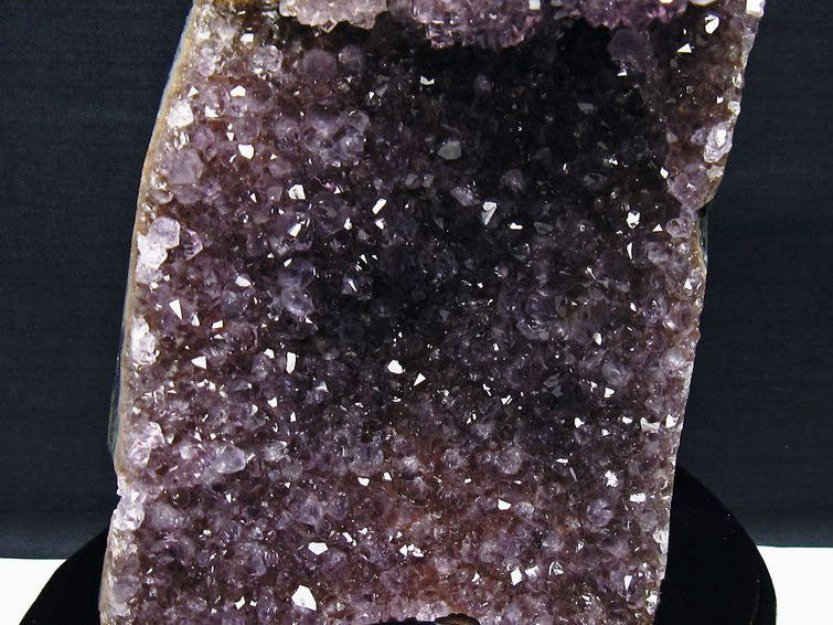 1.1Kg アメジスト クラスター ウルグアイ産 アメジスト 原石 amethyst 台座付属 花型 一点物 182-7040
