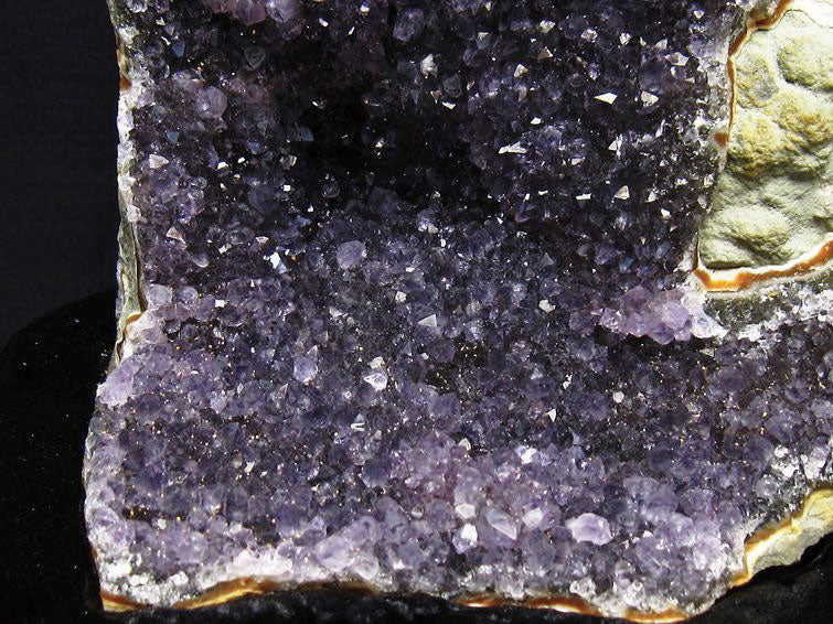 1Kg アメジスト クラスター ウルグアイ産 アメジスト 原石 amethyst 台座付属 花型 一点物 182-7050