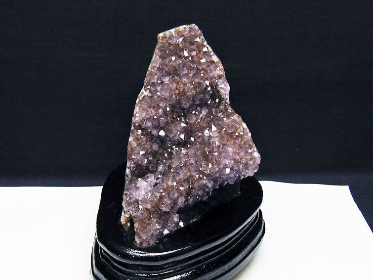 アメジスト クラスター ウルグアイ産 アメジスト 原石 amethyst 台座付属 花型 一点物 182-7060