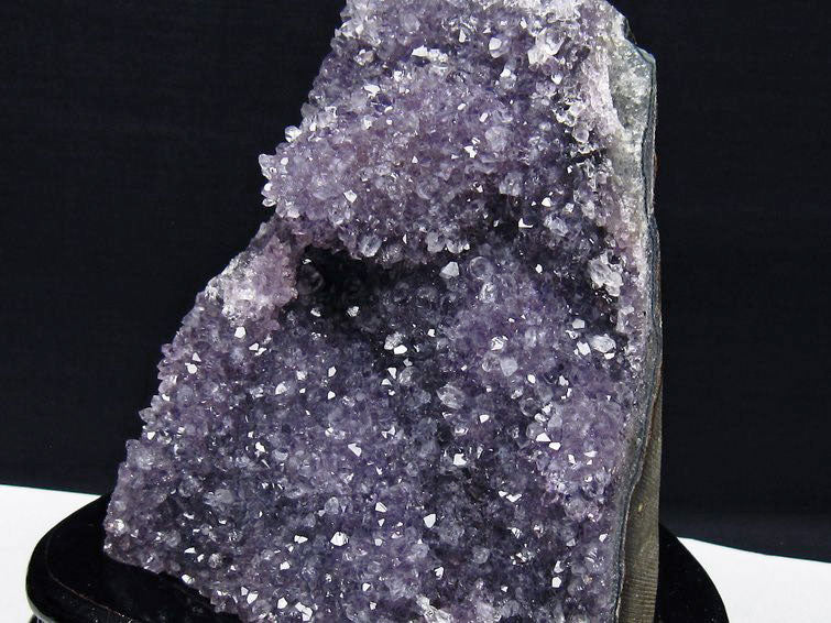 1.1Kg アメジスト クラスター ウルグアイ産 アメジスト 原石 amethyst 台座付属 花型 一点物 182-7064