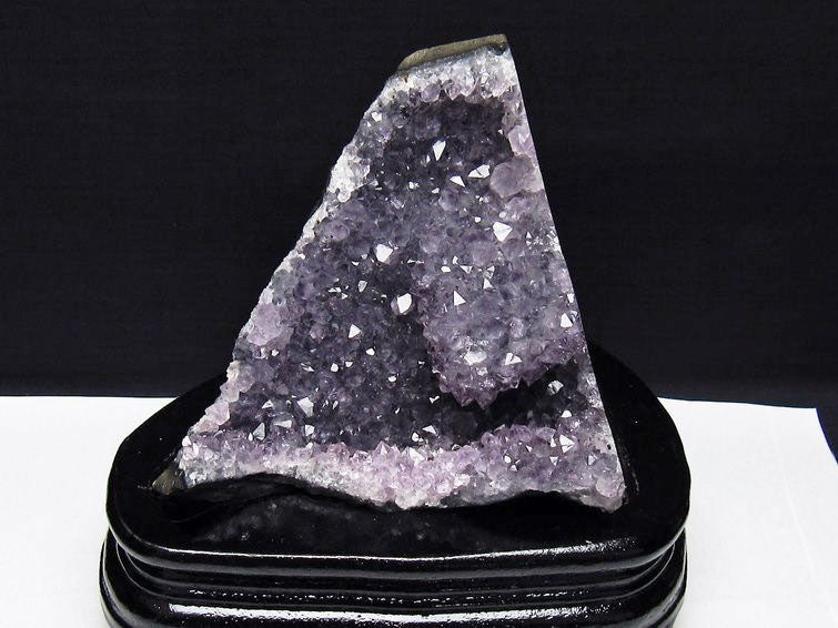 アメジスト クラスター ウルグアイ産 アメジスト 原石 amethyst 台座付属 花型 一点物 182-7065