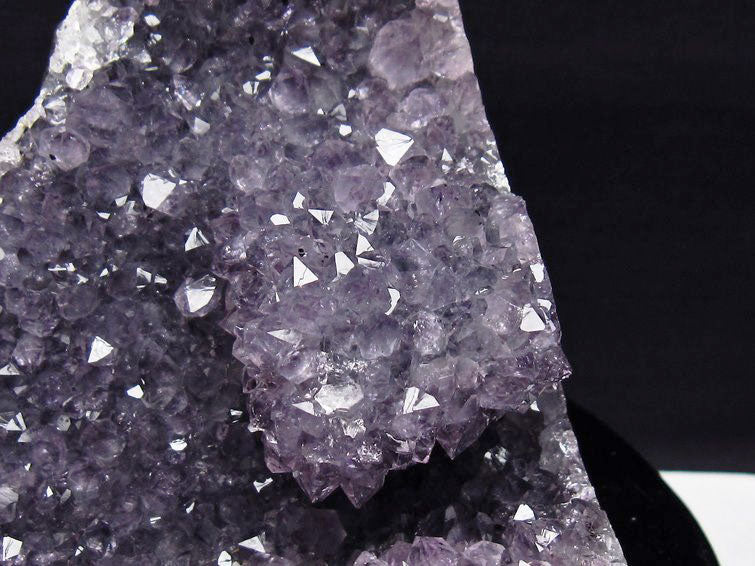 アメジスト クラスター ウルグアイ産 アメジスト 原石 amethyst 台座付属 花型 一点物 182-7065