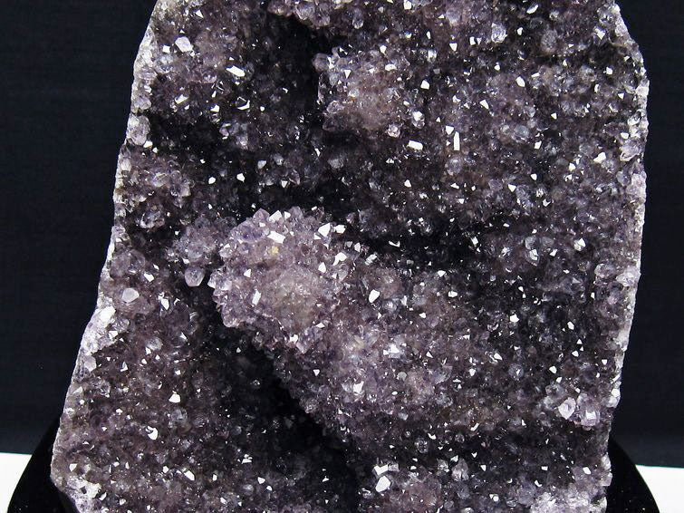 1.4Kg アメジスト クラスター ウルグアイ産 アメジスト 原石 amethyst 台座付属 花型 一点物 182-7071