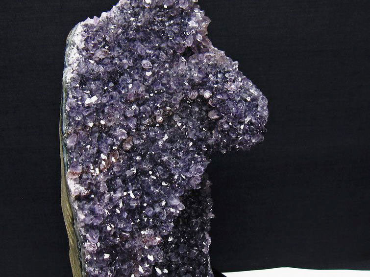 1.2Kg アメジスト クラスター ウルグアイ産 アメジスト 原石 amethyst 台座付属 花型 一点物 182-7081