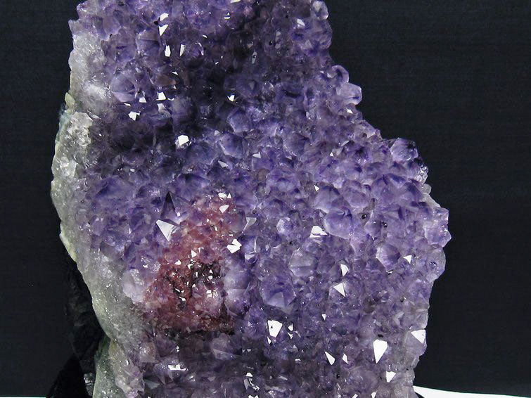 1.7Kg アメジスト クラスター ウルグアイ産 アメジスト 原石 amethyst 台座付属 花型 一点物 182-7083