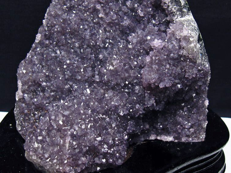 1.4Kg アメジスト クラスター ウルグアイ産 アメジスト 原石 amethyst 台座付属 花型 一点物 182-7085