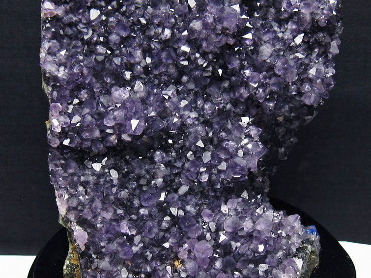 1.3Kg アメジスト クラスター ウルグアイ産 アメジスト 原石 amethyst 台座付属 花型 一点物 182-7094