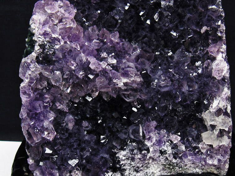 1.5Kg アメジスト クラスター ウルグアイ産 アメジスト 原石 amethyst 台座付属 花型 一点物 182-7099