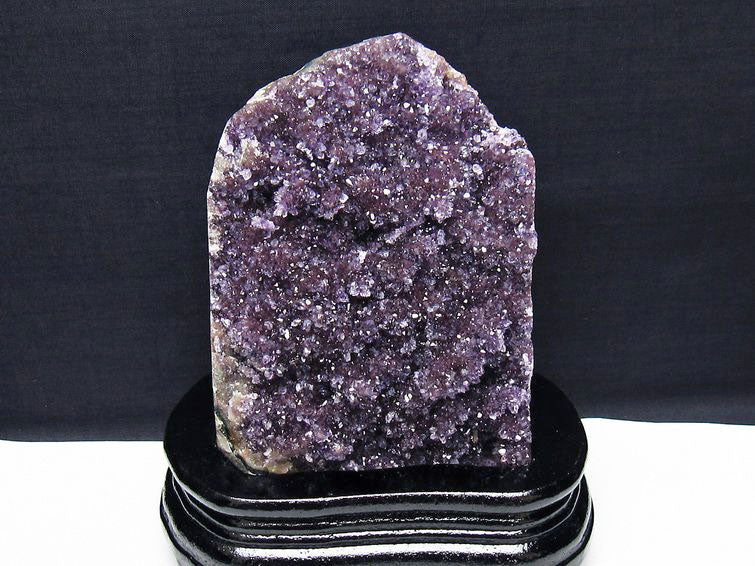 アメジスト クラスター ウルグアイ産 アメジスト 原石 amethyst 台座付属 花型 一点物 182-7100