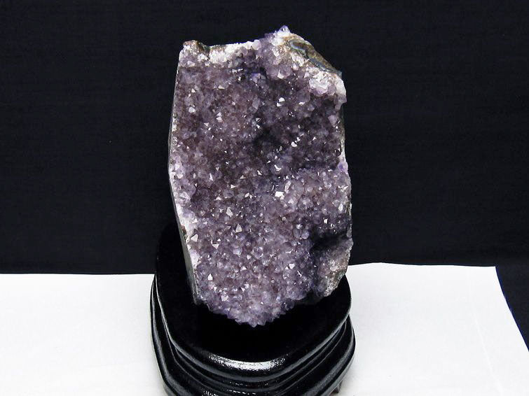 アメジスト クラスター ウルグアイ産 アメジスト 原石 amethyst 台座付属 花型 一点物 182-7105