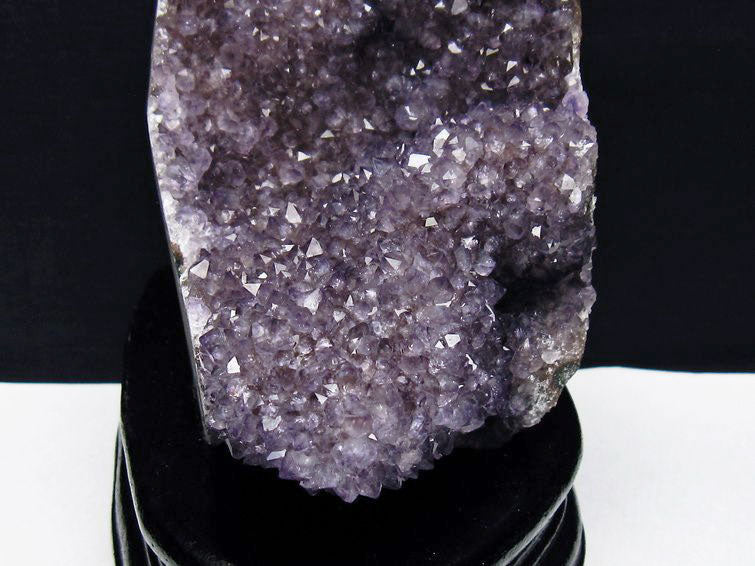アメジスト クラスター ウルグアイ産 アメジスト 原石 amethyst 台座付属 花型 一点物 182-7105