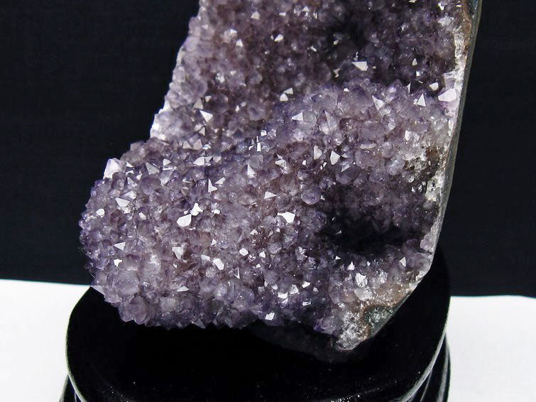 アメジスト クラスター ウルグアイ産 アメジスト 原石 amethyst 台座付属 花型 一点物 182-7105