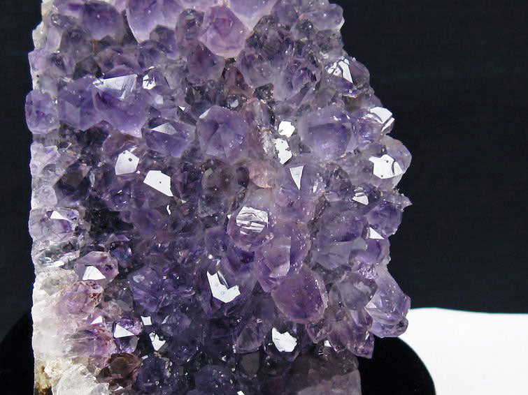 アメジスト クラスター ウルグアイ産 アメジスト 原石 amethyst 台座付属 花型 一点物 182-7108