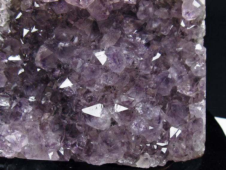 1.1Kg アメジスト クラスター ウルグアイ産 アメジスト 原石 amethyst 台座付属 花型 一点物 182-7109