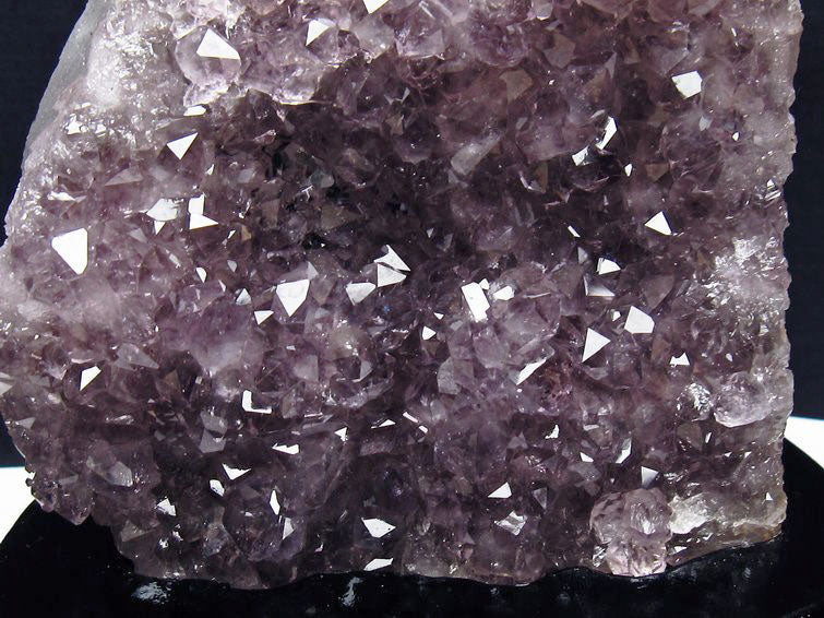 アメジスト クラスター ウルグアイ産 アメジスト 原石 amethyst 台座付属 花型 一点物 182-7112