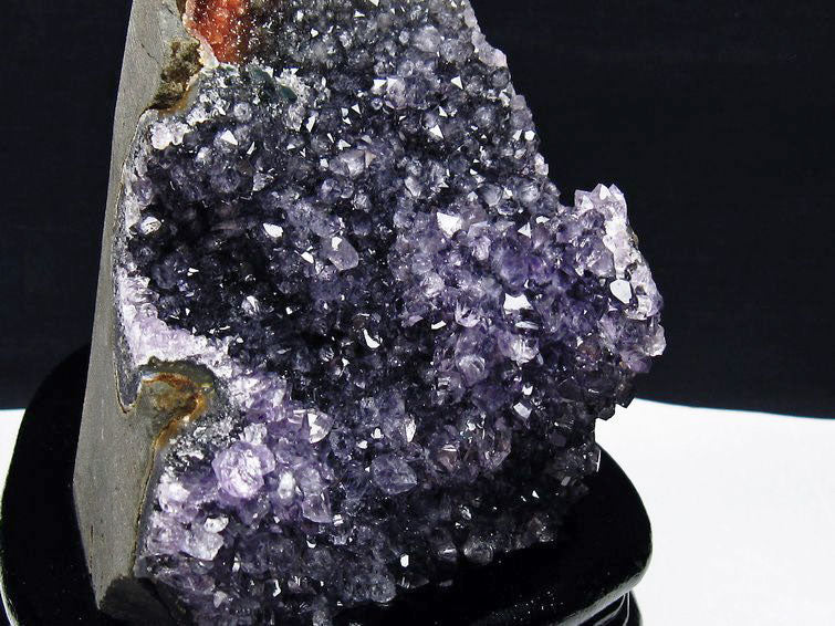アメジスト クラスター ウルグアイ産 アメジスト 原石 amethyst 台座付属 花型 一点物 182-7116