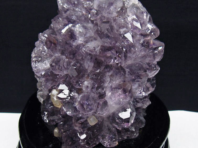 アメジスト クラスター ウルグアイ産 アメジスト 原石 amethyst 台座付属 花型 一点物 182-7118