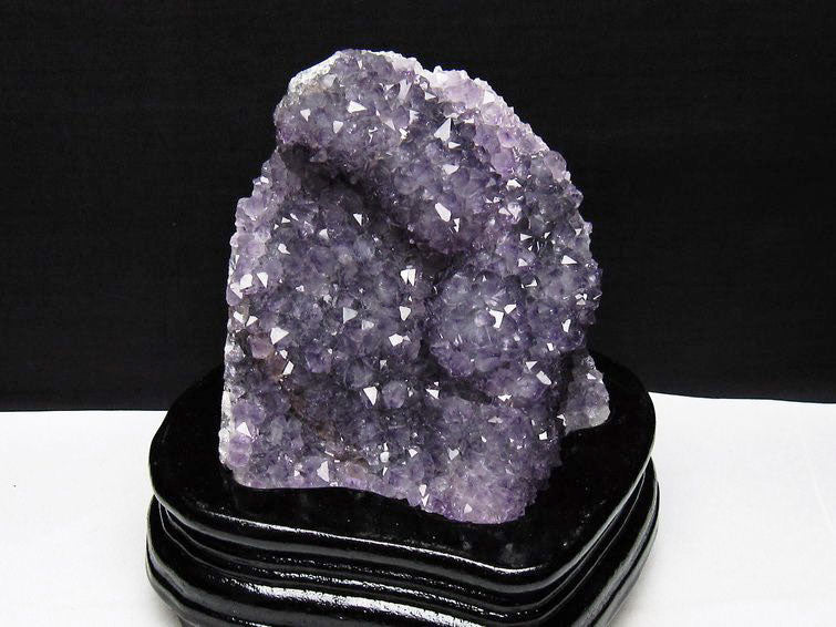 アメジスト クラスター ウルグアイ産 アメジスト 原石 amethyst 台座付属 花型 一点物 182-7120