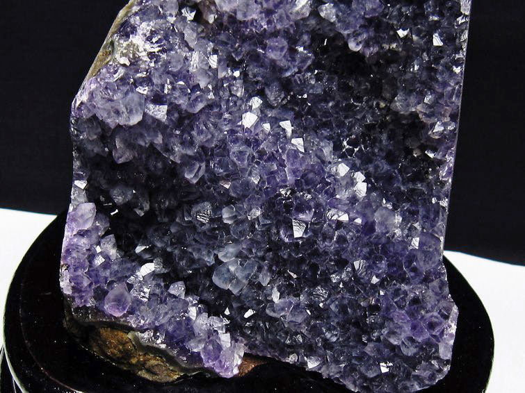 アメジスト クラスター ウルグアイ産 アメジスト 原石 amethyst 台座付属 花型 一点物 182-7123